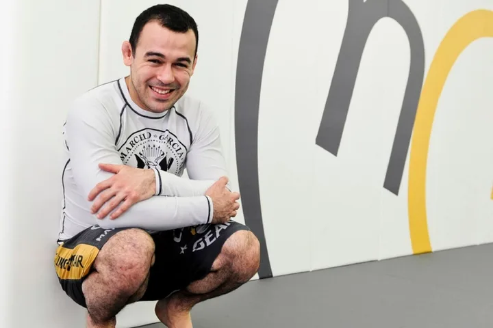 Marcelo Garcia teaching BJJ at his New York academy