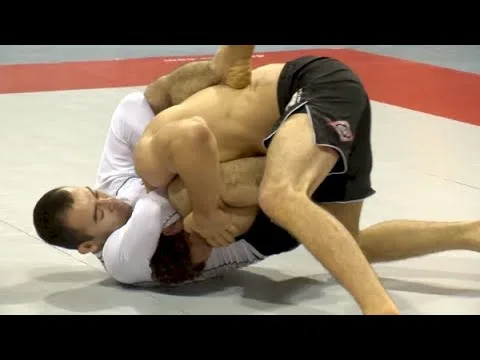 Marcelo Garcia applying the Marcelotine, his signature BJJ guillotine