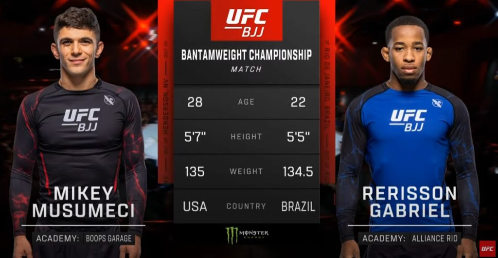Mikey Musumeci vs Harrison Gabriel