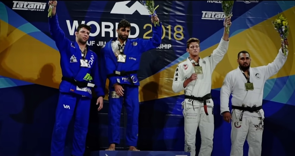 Leandro Lo et Marcus Buchecha podium Mondiaux IBJJF