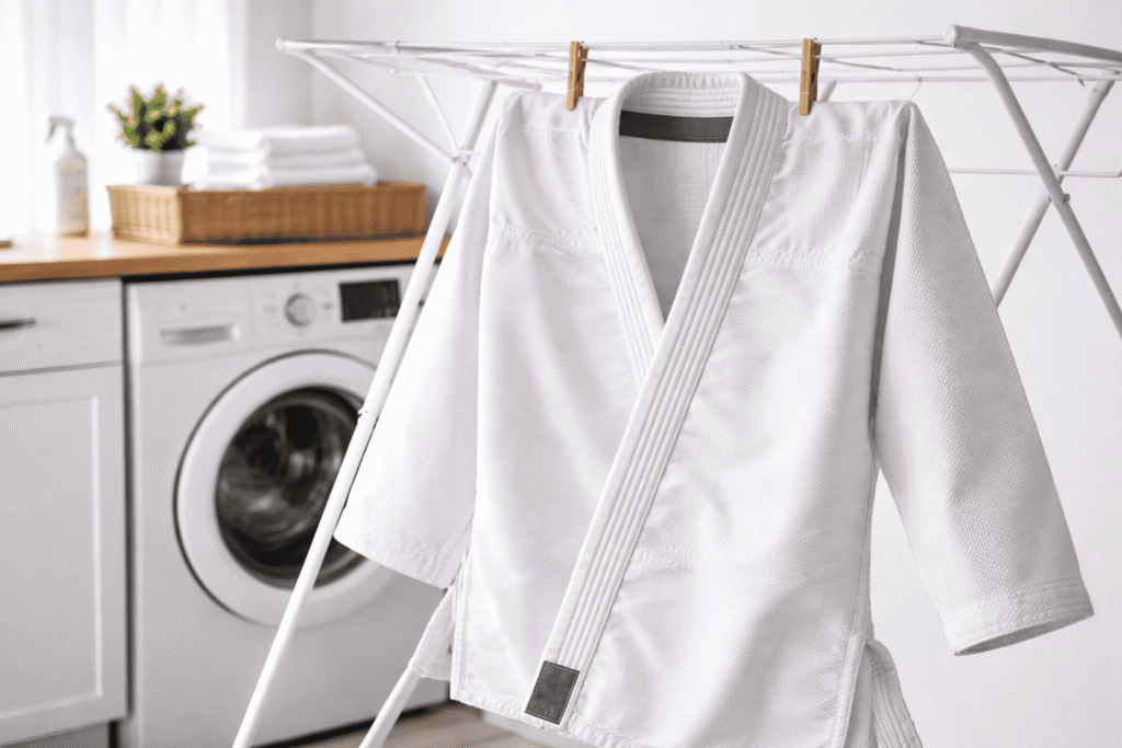 Entretien du gi de JJB : lavage et séchage corrects