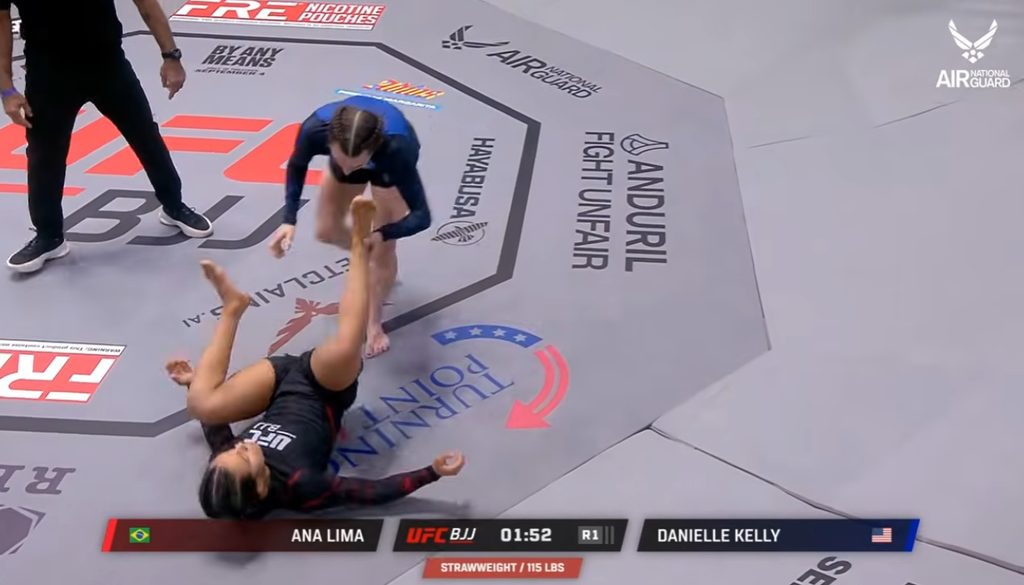 Danielle Kelly domine Ana Lima pour ses débuts à l'UFC BJJ 10