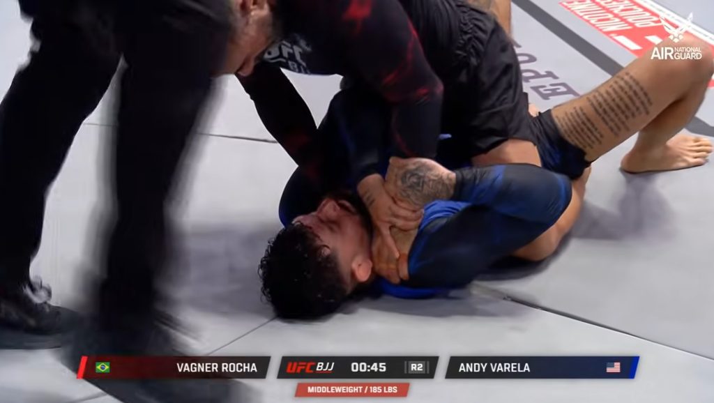 Vagner Rocha savoure sa victoire sur Andy Varela à l'UFC BJJ 10