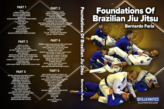 Jaquette : Foundations of Brazilian Jiu Jitsu par Bernardo Faria