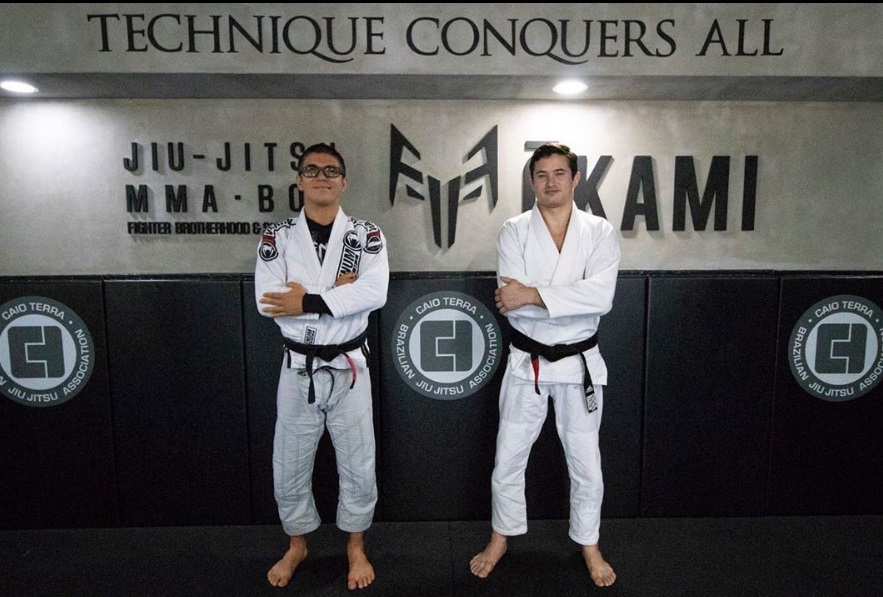 Caio Terra e Mikey Musumeci juntos na Caio Terra Association