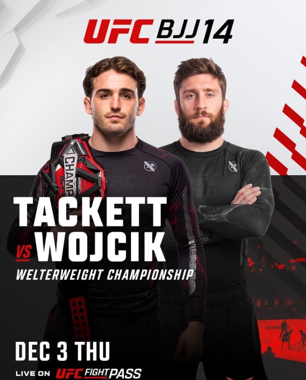 UFC BJJ 14 poster for December 3, 2026